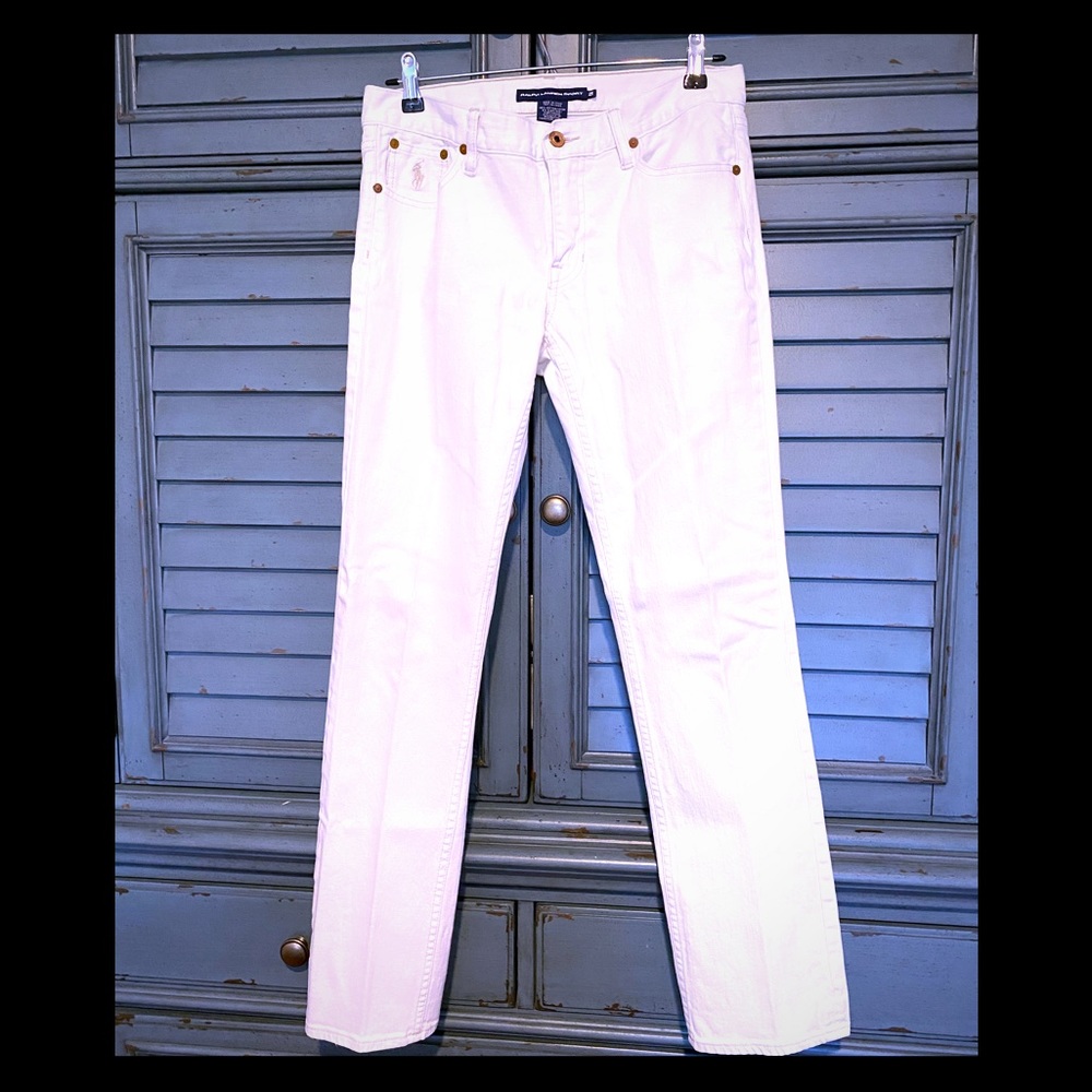 Ralph Lauren Sport White Jeans